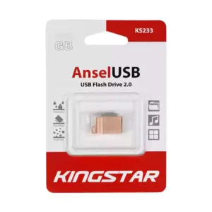 فلش 16 گیگابایت KINGSTAR KS218 FIDO GOLD