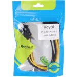 کابل برق 6 پین به ساتا ROYAL