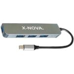 هاب 4 پورت کابل تایپ سی NOVA-X 950 USB3