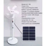 پنکه اضطراری سولار SOLAR FAN MNJ-198