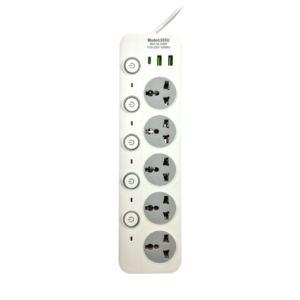 سه راهی برق 5 پورت Heinz 395U USB+TYPE-C