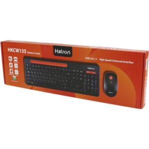 کیبورد و موس بی سیم هترون HATRON HKCW-135