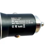 شارژر فندکی فست شارژ 38 وات تریکت TRICAT TC-1003