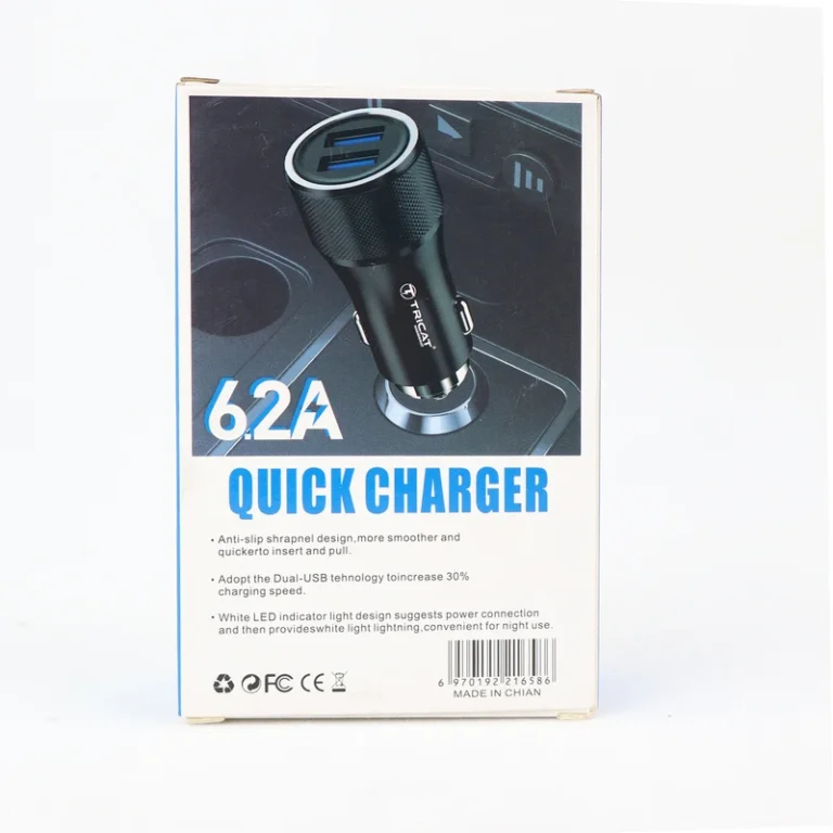 شارژر فندکی فست شارژ 33 وات تریکت TRICAT TC-1004