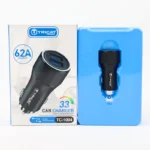 شارژر فندکی فست شارژ 33 وات تریکت TRICAT TC-1004