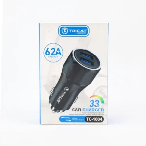 شارژر فندکی فست شارژ 33 وات تریکت TRICAT TC-1004