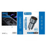 شارژر فندکی فست شارژ 65 وات تریکت TRICAT TC-1023
