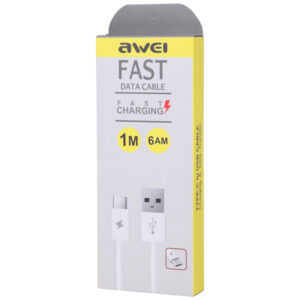 کابل شارژ تایپ سی AWEI 6AM