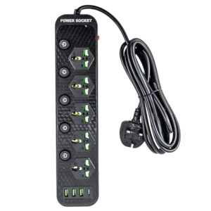 چند راهی برق 3000 واتی برند power socket مدل J06