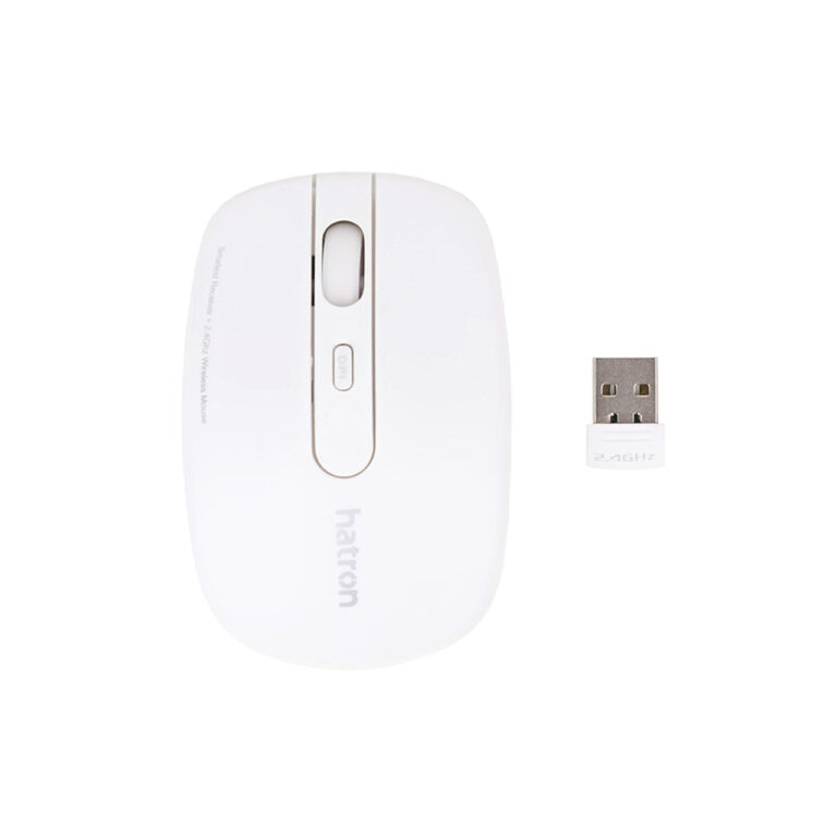 موس بی سیم سفید HATRON  HMW-112SL