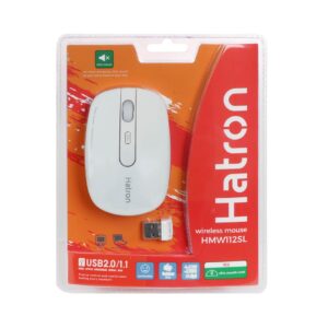 موس بی سیم سفید HATRON HMW-112SL