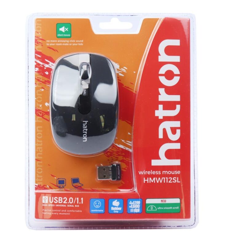 موس بی سیم مشکی HATRON  HMW-112SL