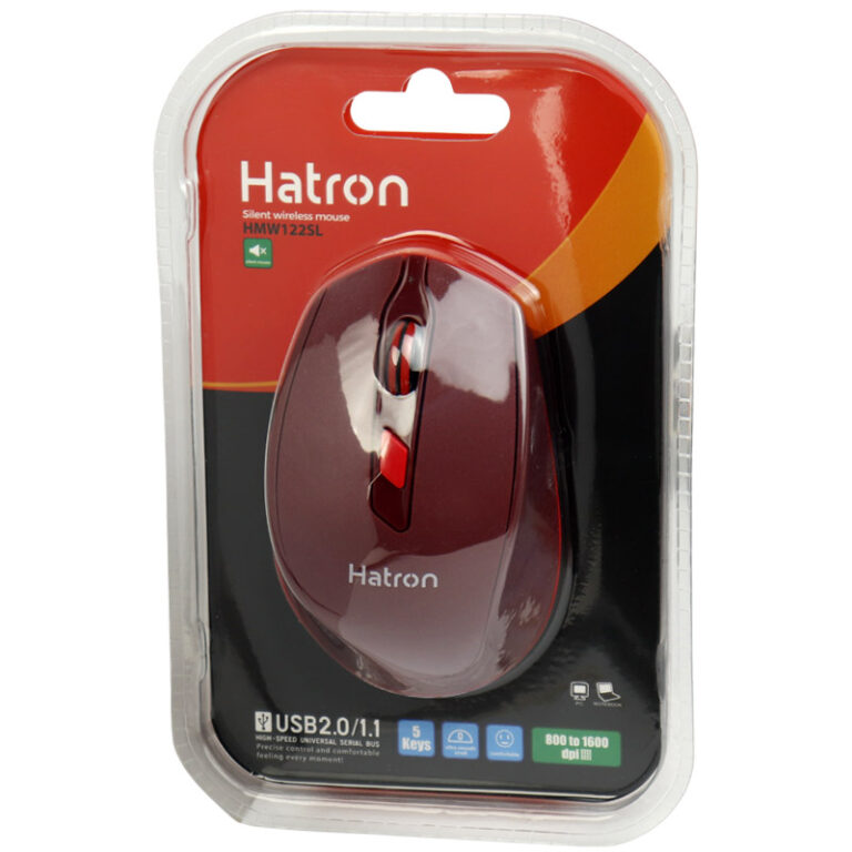 موس بی سیم قرمز HATRON  HMW-122SL