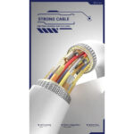 چند راهی برق 3000 واتی برند power socket مدل J03