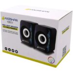 اسپیکر دوتیکه لپ تاپ ANOSHAN A106 USB