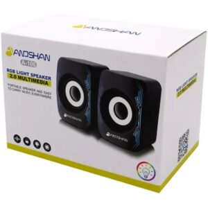 اسپیکر دوتیکه لپ تاپ ANOSHAN A106 USB