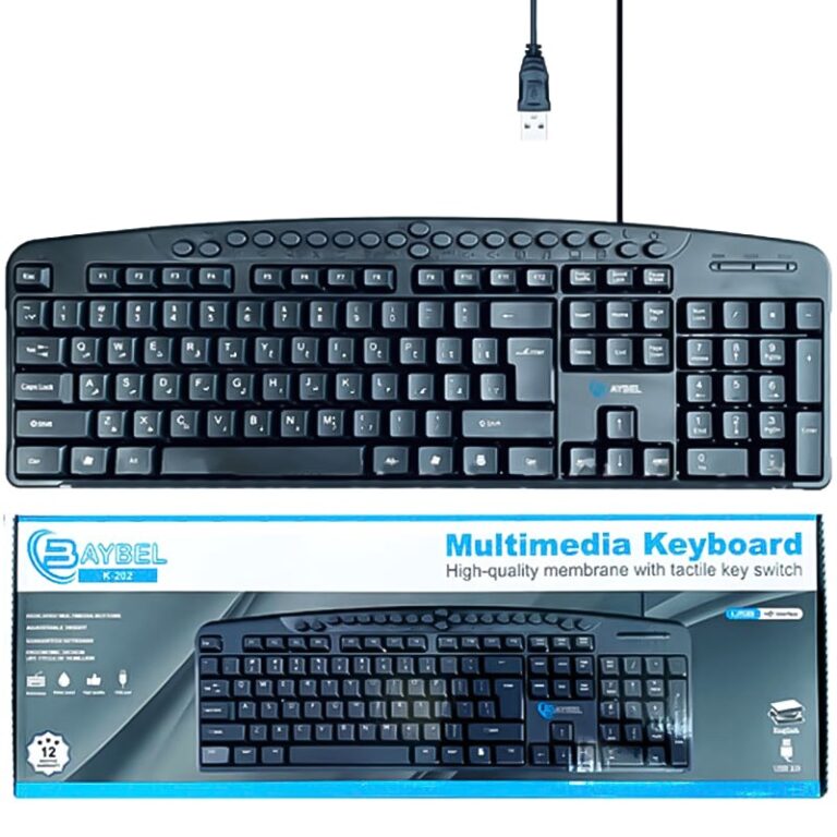 کیبورد سیم دار BAYBEL K-202
