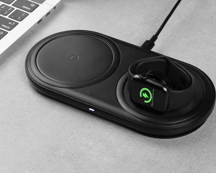 شارژر وایرلس باسئوس BASEUS 2IN1 W511