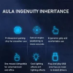 موس سیم دار گیمینگ آئولا AULA F820