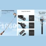 سه پایه بلوتوثی رسی مدل RSS-W03 با ریموت