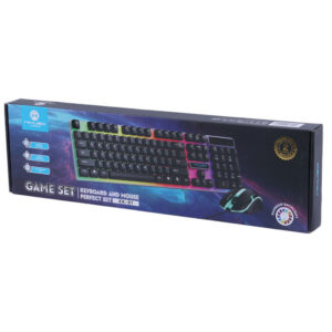 کیبورد و موس سیم دار گیمینگ MIKUSO XK-01