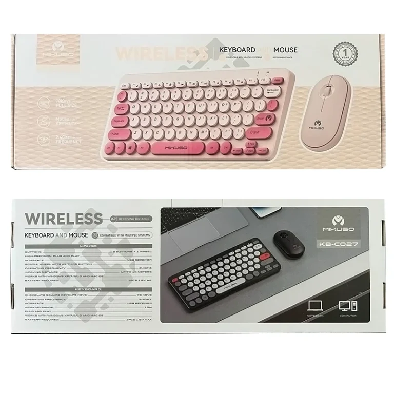 کیبورد و موس بی سیم MIKUSO C027