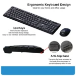 کیبورد و موس بی سیم MIKUSO C026