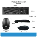 کیبورد و موس بی سیم MIKUSO C026