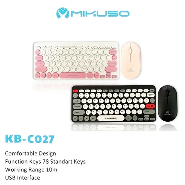 کیبورد و موس بی سیم MIKUSO C027