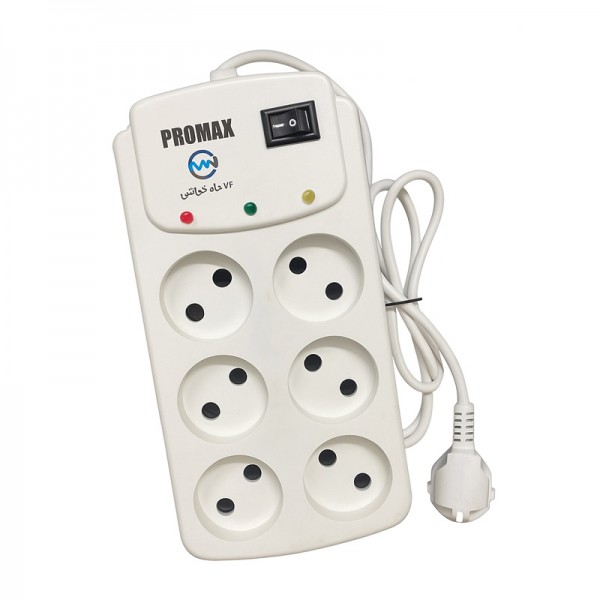 محافظ برق 6 خانه 3 متری پرومکس PROMAX