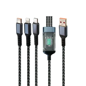 کابل چندکاره 65w فست شارژچراغ دار mcdodo