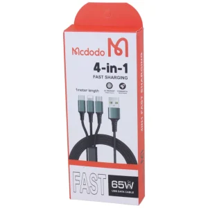 کابل چندکاره 65w فست شارژچراغ دار mcdodo