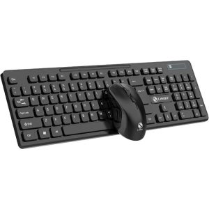 کیبورد و موس بی سیم مشکی لایماید LIMETDE w100