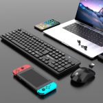 کیبورد و موس بی سیم مشکی لایماید LIMETDE w100