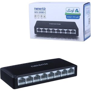 سوییچ شبکه نتربیت مدل NES-1008E-C با ۸ پورت